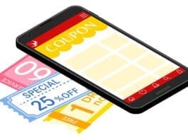 Digital coupons on phone