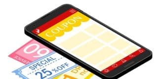 Digital coupons on phone