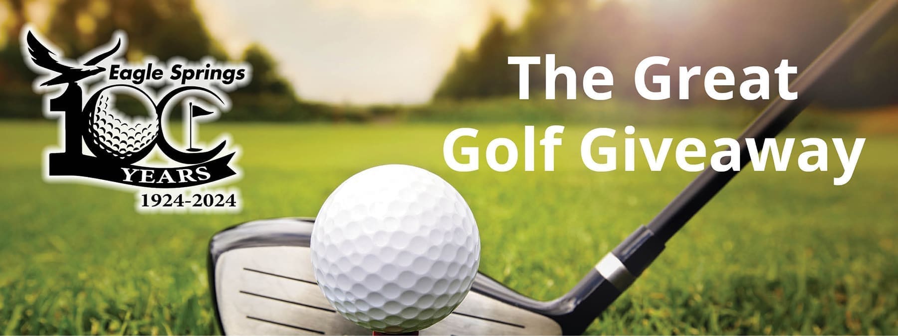 Great Golf Giveaway Banner
