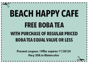 Sowal Life 2024 Nov Coupons Beach Happy Cafe