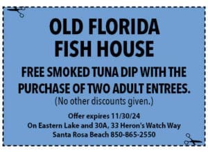 Sowal Life 2024 Nov Coupons Old Florida Fish House