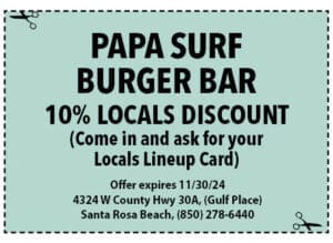 Sowal Life 2024 Nov Coupons Papa Surf Burger