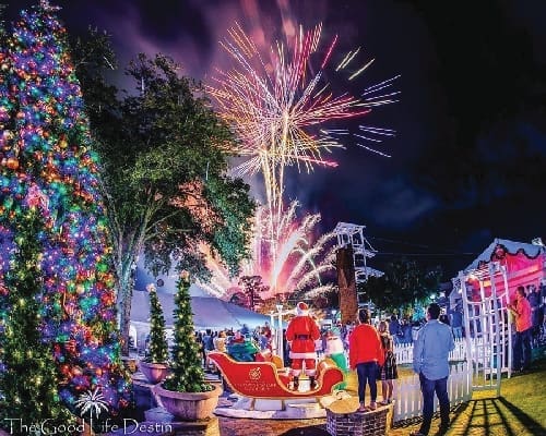 Baytowne Santa Arrival
