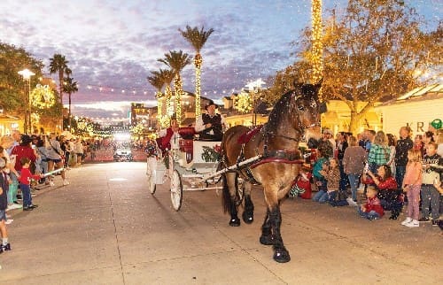 Grand Boulevard Horse Drawn Carriage Xmas Parade