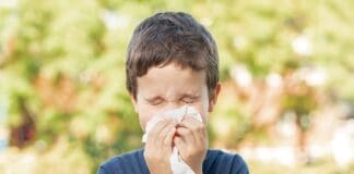 Child Sneezing