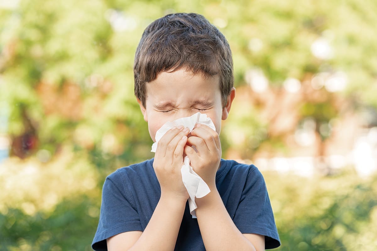 Child Sneezing