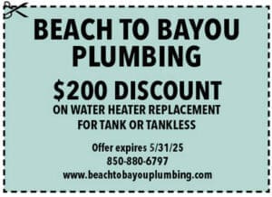 Sowal Life 2025 April Coupons Beach To Bayou Plumbing2