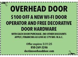 Sowal Life 2025 April Coupons Overhead Door