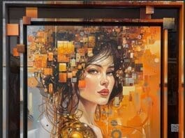 Mosaic Of Memories Abstract Portrait Clint Eagar Design