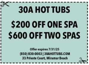 Sowal Life Coupons 2025 July 30a Hot Tubs