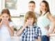 Family Drinking Water