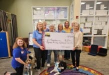 Dog-Harmony Receives Generous Q4 Donation from 100+ Women Who Care Emerald Coast 100wwcec Check Presentation 20251121