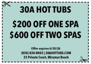 Coupon 30a Hot Tub 2026 June