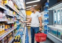 Additions and Explanations Man At Supermarket