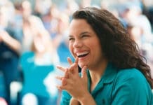 Chasing the “Weeeeeee!” Excited Female Spectator